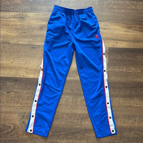 Boys‎ 10-12 AND1 Blue Track Pants with breakaway style side - Picture 1 of 3